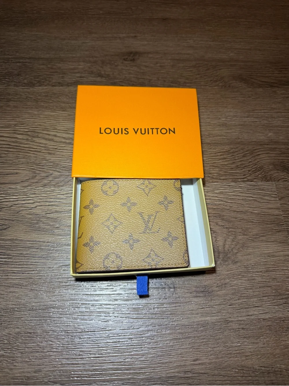 Louis Vuitton Monogram Canvas Wallet in Yellow Brown